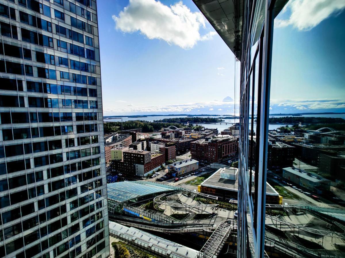18Th Floor Helsinki High Point 1 Bdr Apartment With City View - Free Garage Parking Kültér fotó