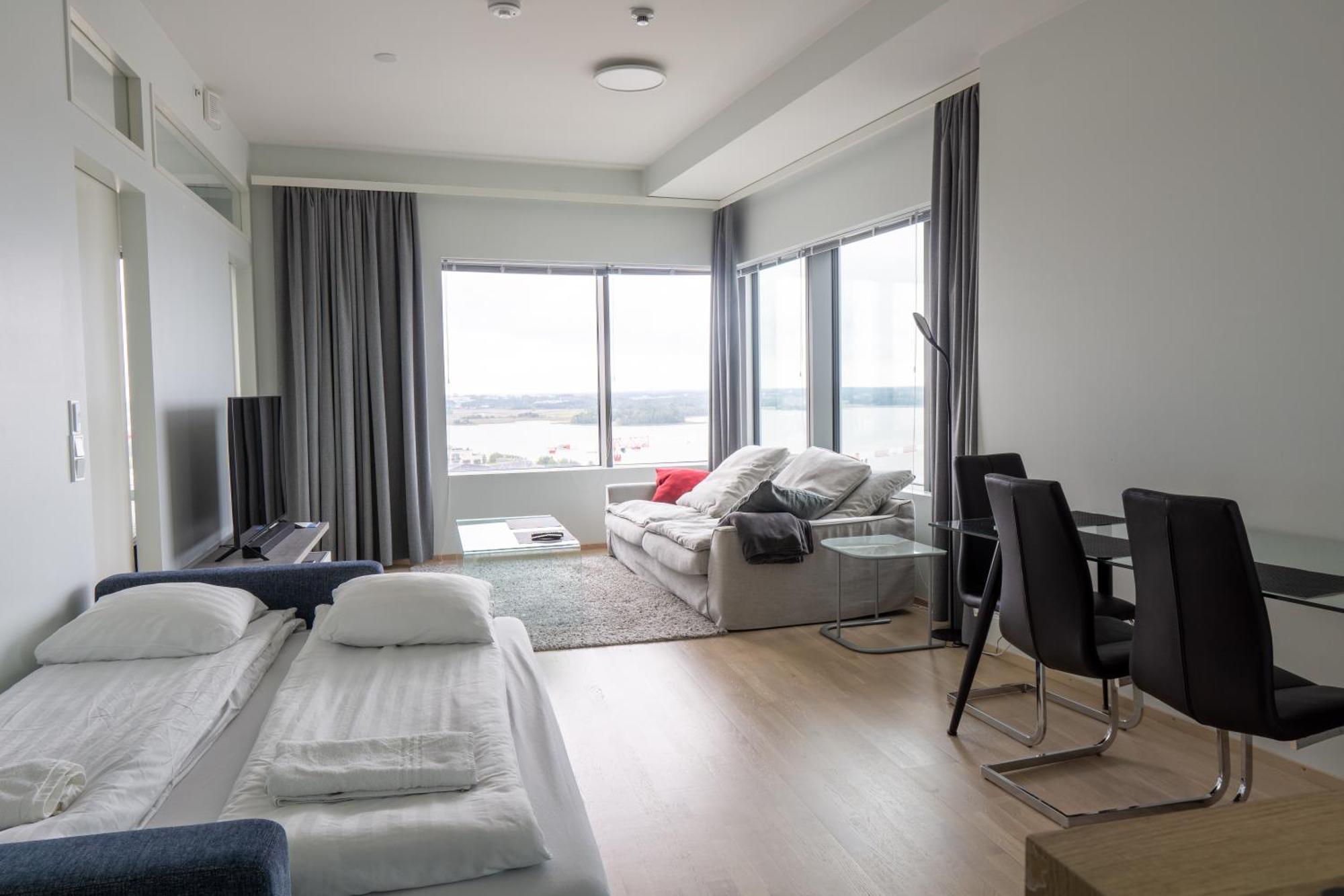 18Th Floor Helsinki High Point 1 Bdr Apartment With City View - Free Garage Parking Kültér fotó